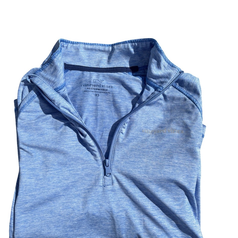 Vineyard Vines Light Blue Performance Pullover
